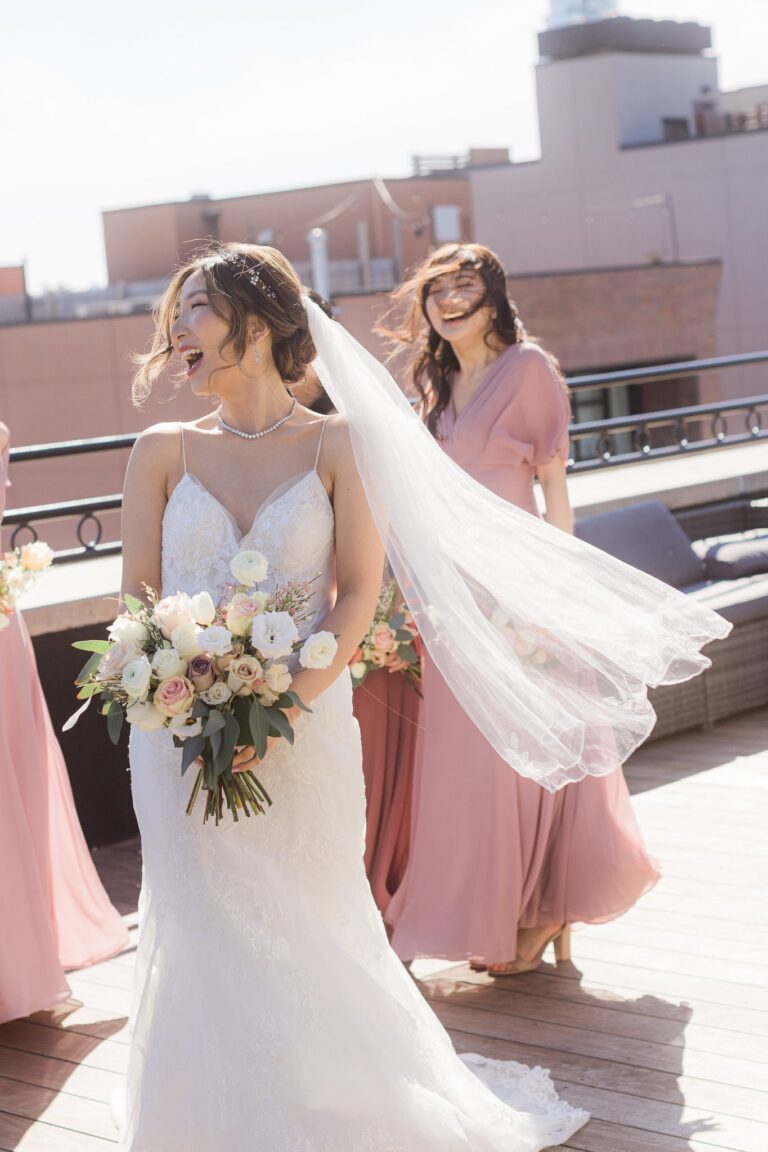 michelle and bridesmaids